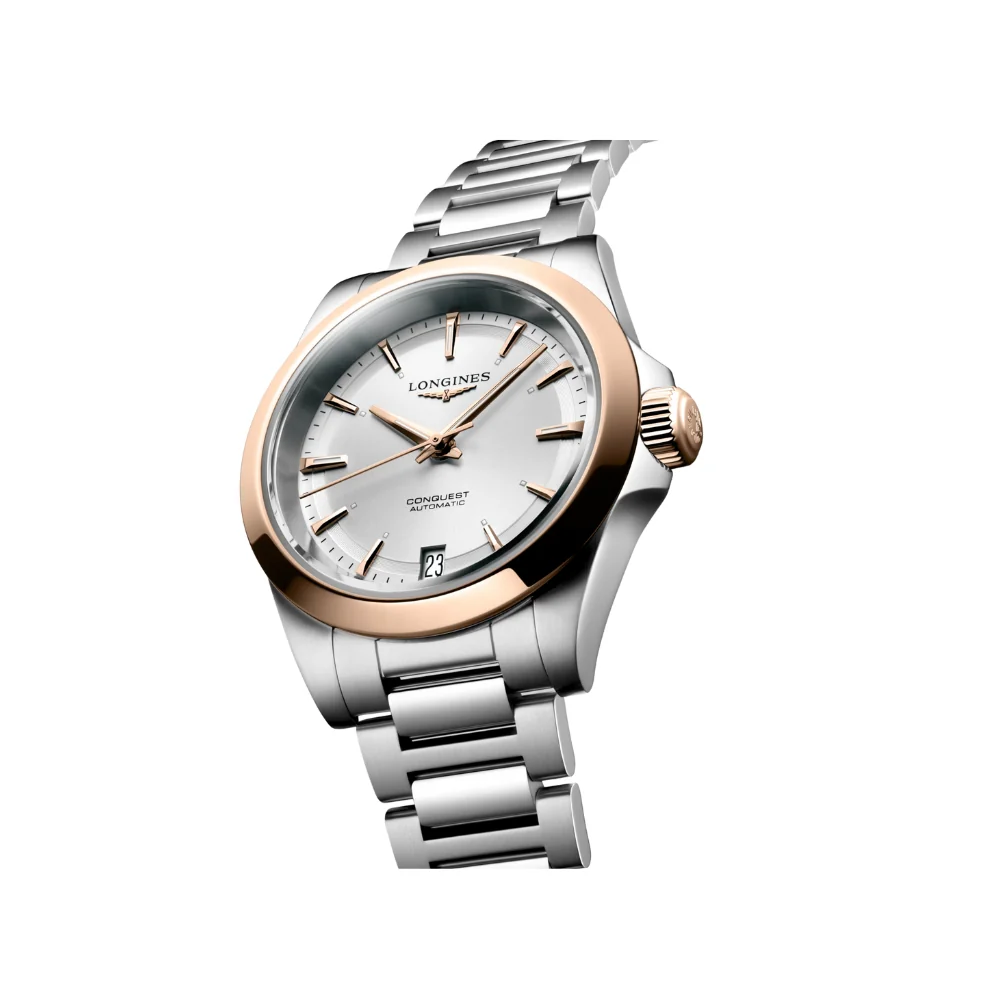Longines Conquest 34mm Ladies Silver Dial Watch - Image 2