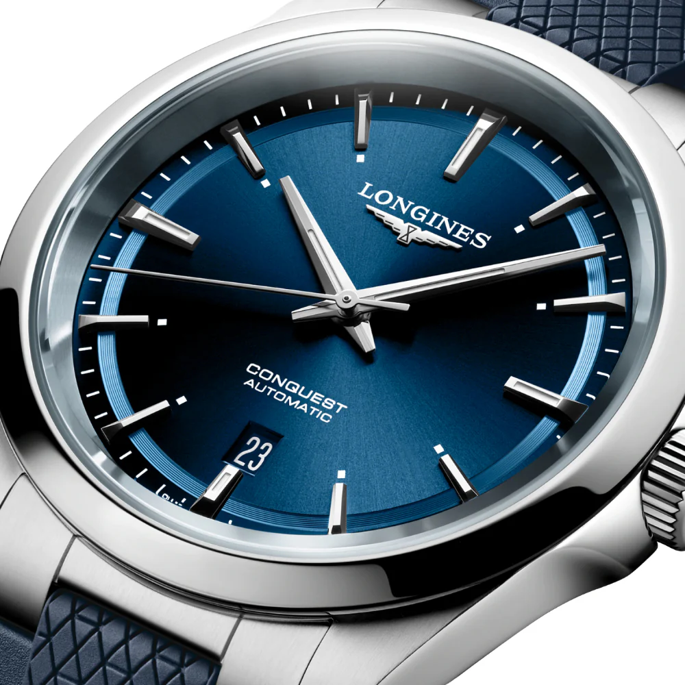 Longines Conquest 41mm Blue Dial Watch - Image 4