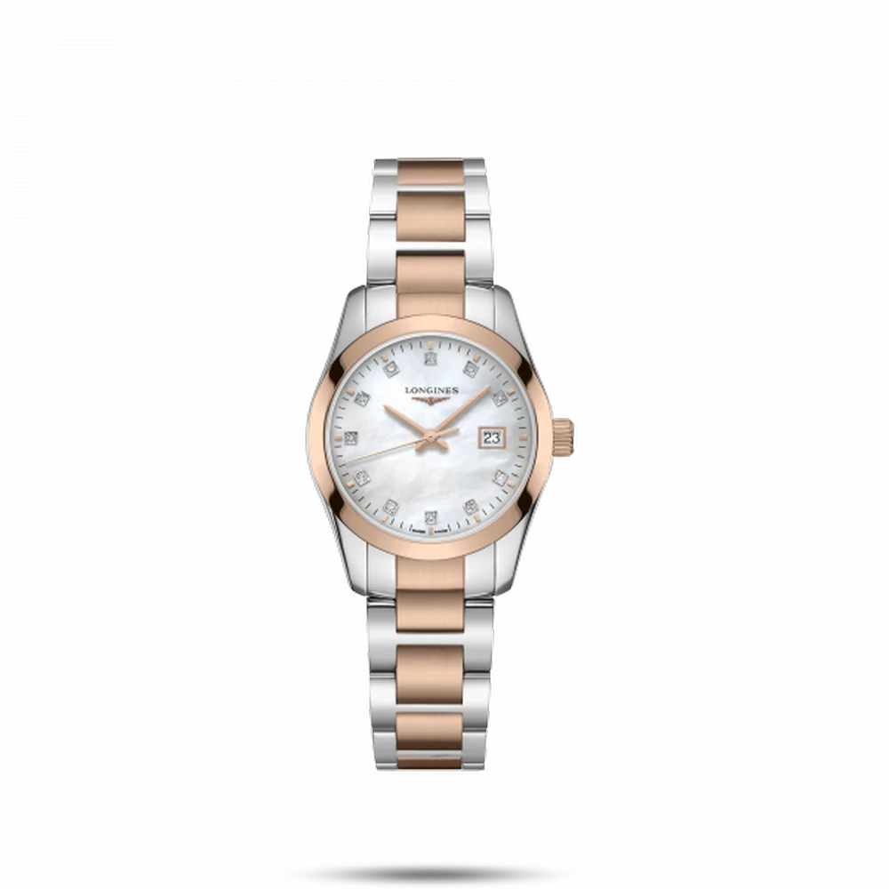 Longines Conquest Classic Mother of Peal Dial