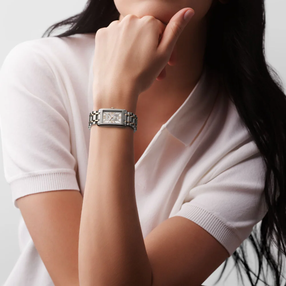 Longines DolceVita Two-Tone Bracelet Square Shape Watch - Image 2