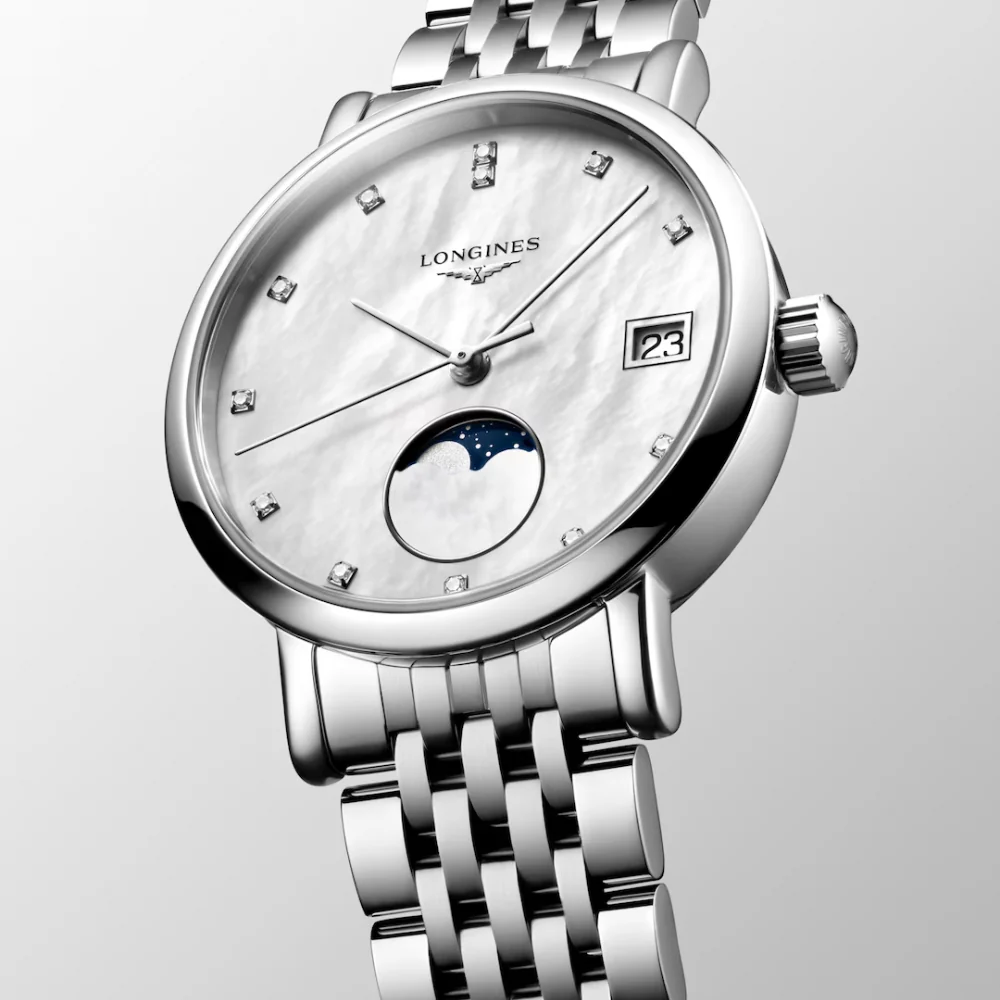 Longines Elegant Collection Moonphase Watch - Image 4