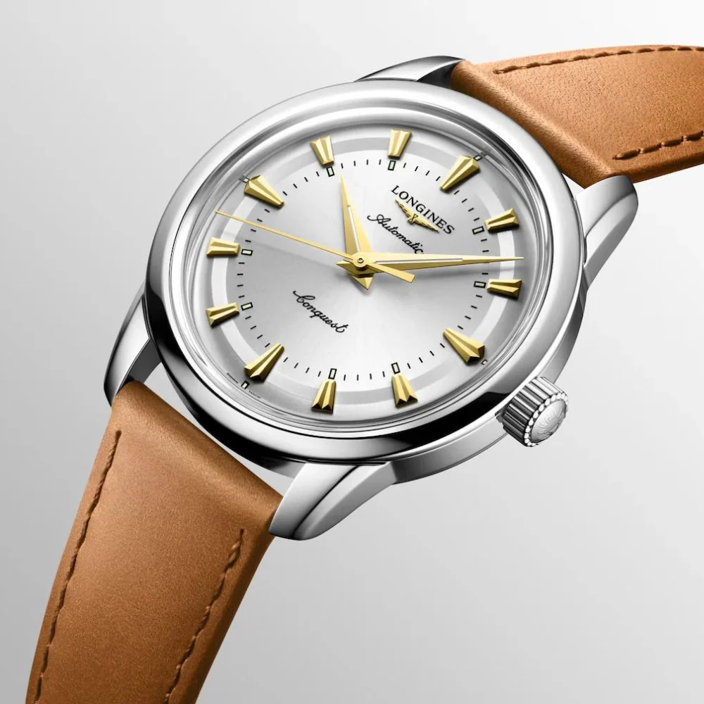 Longines Conquest Heritage Silver Dial 38mm Watch - Image 3