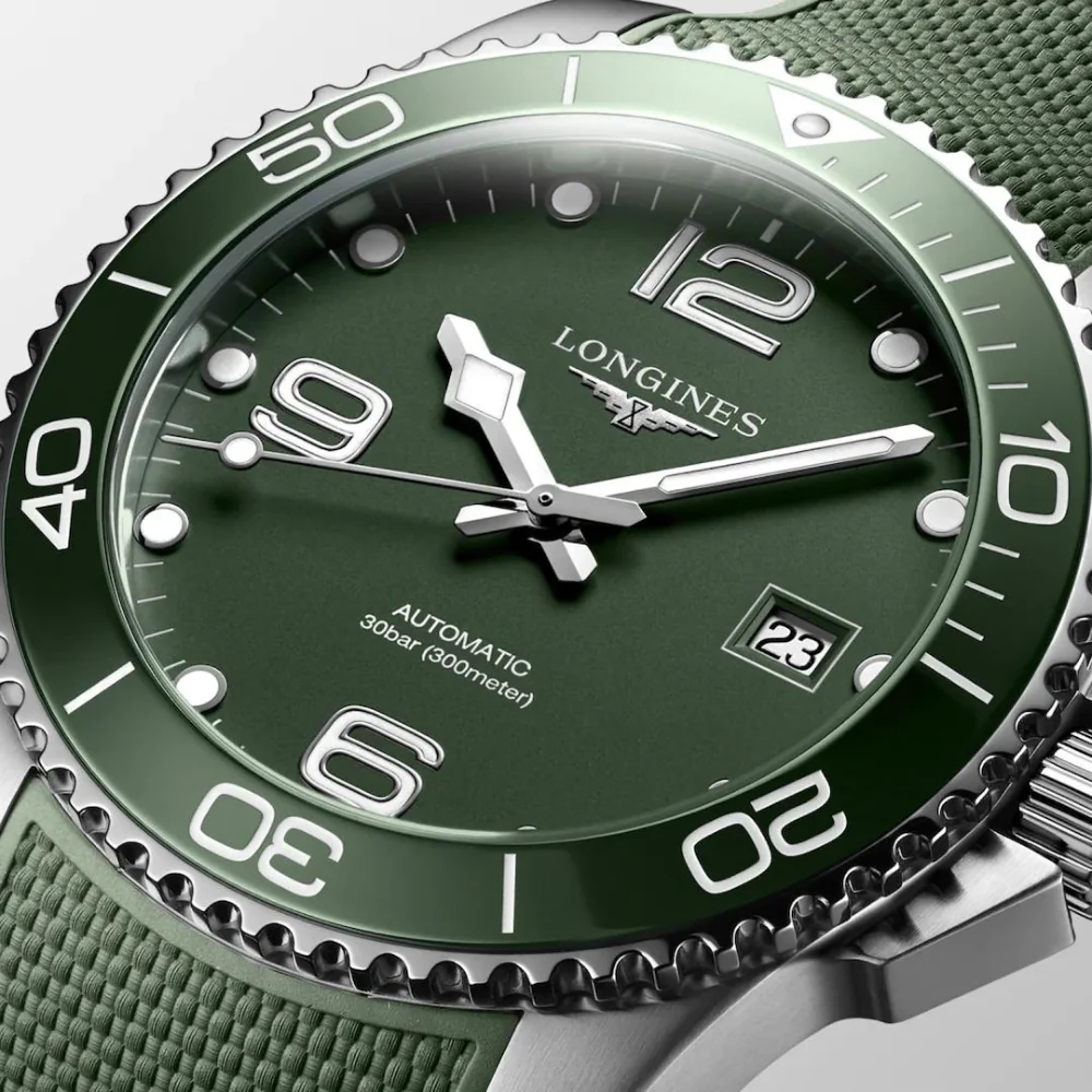 Longines HydroConquest Green Dial 41mm Watch - Image 4