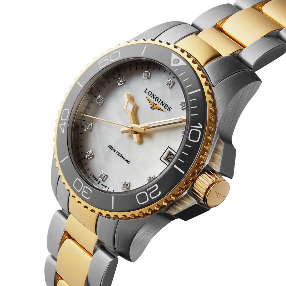 Longines HydroConquest 32mm Mother Of Pearl Watch L33703876 - Image 4