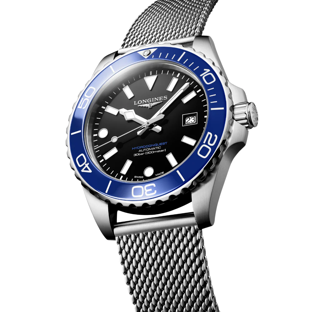 Longines HydroConquest Blue Bezel Dial 42mm Watch - Image 4
