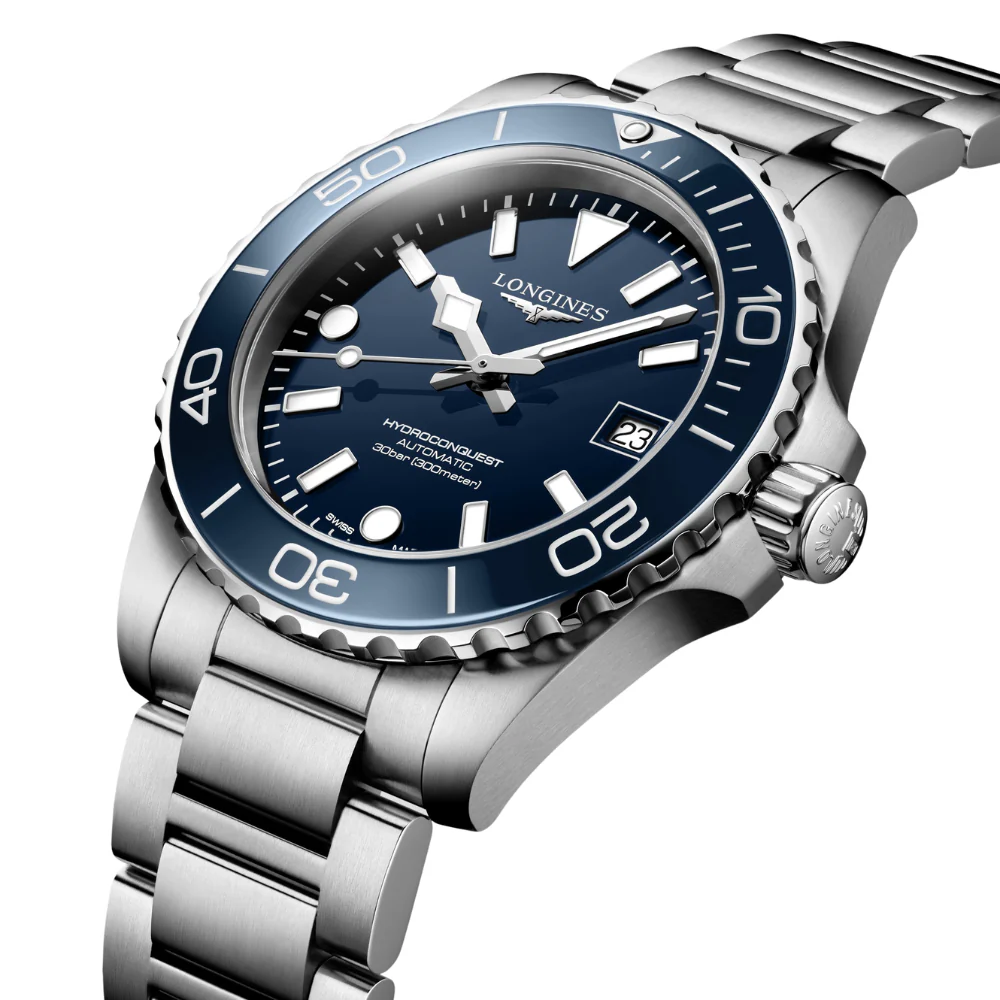 Longines HydroConquest Blue Lacquered Dial 39mm Watch - Image 2