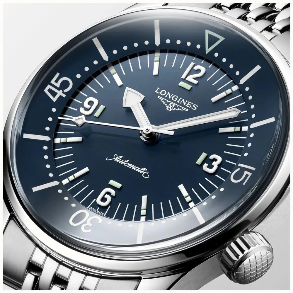 Longines Legend Diver Blue Dial 39mm Watch - Image 3