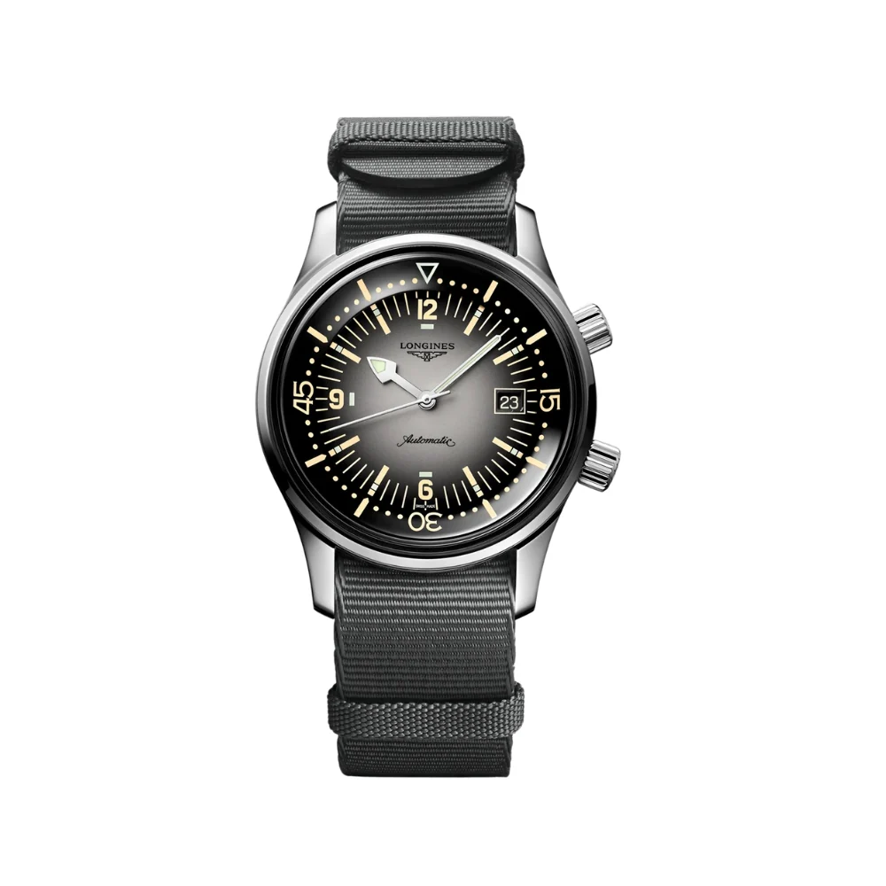 Longines Legend Diver Grey Dial 42mm Watch
