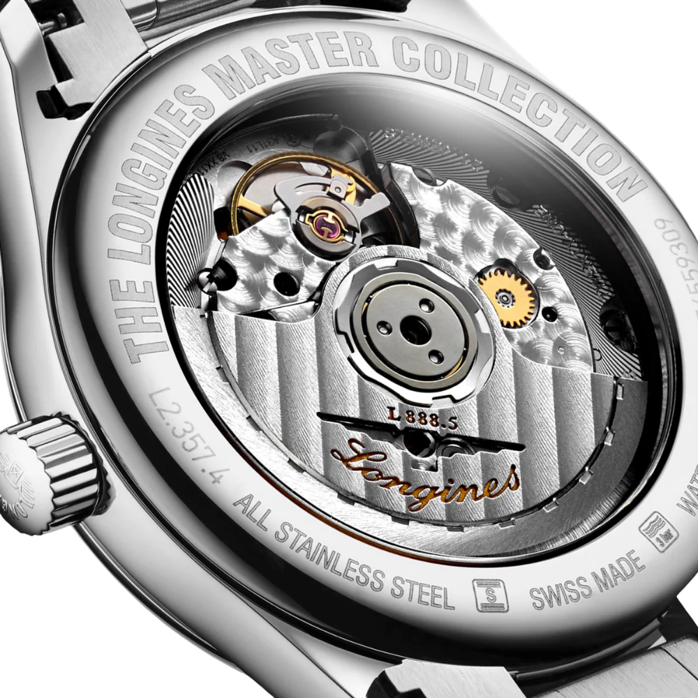 Longines Master Collection Beige Dial Steel Bracelet Watch - Image 4