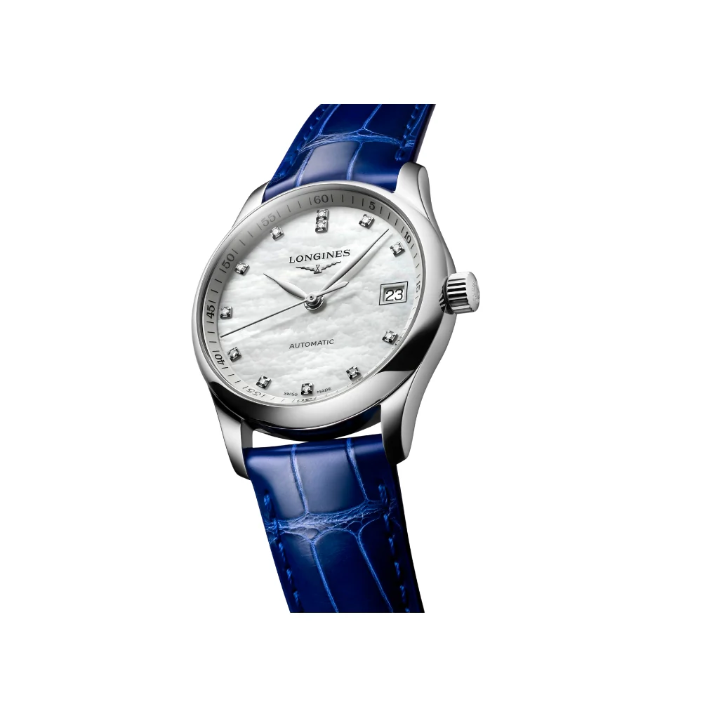 Longines Master Collection Automatic 34mm White Mother of Pearl Dial - Image 3
