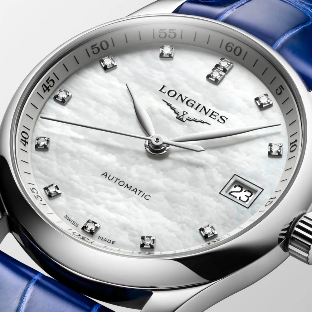 Longines Master Collection Automatic 34mm White Mother of Pearl Dial - Image 4