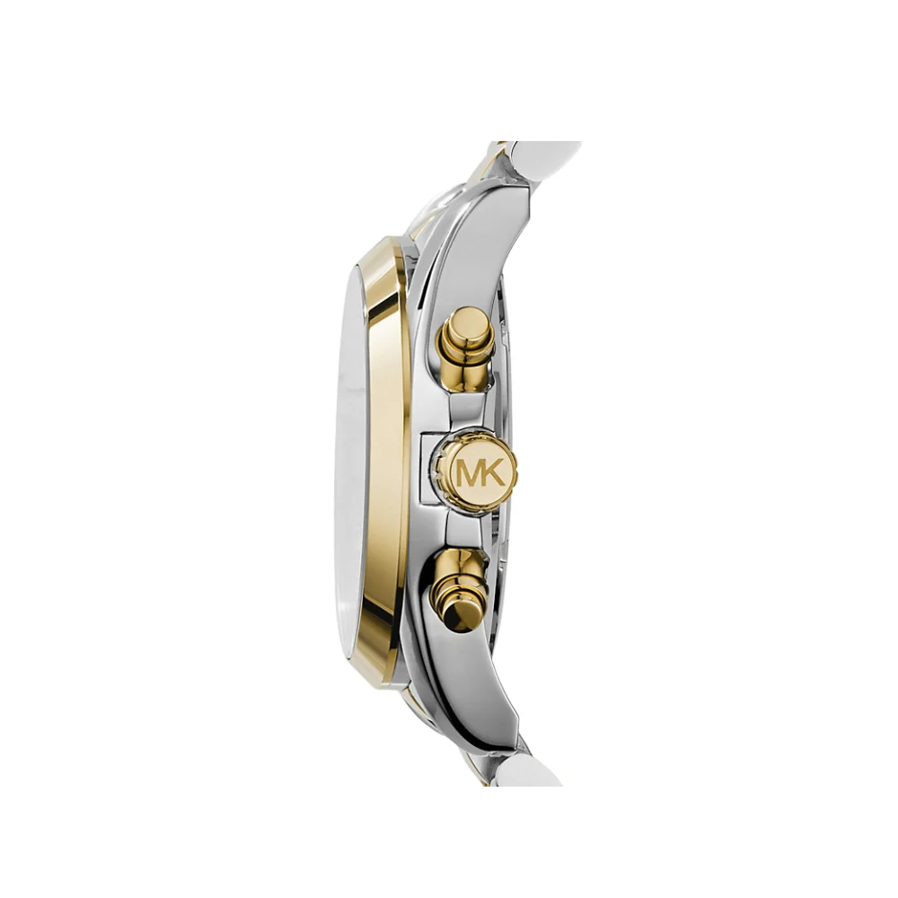 Michael Kors Gents 43mm Stainless Steel and Yellow Plated Watch - Image 3