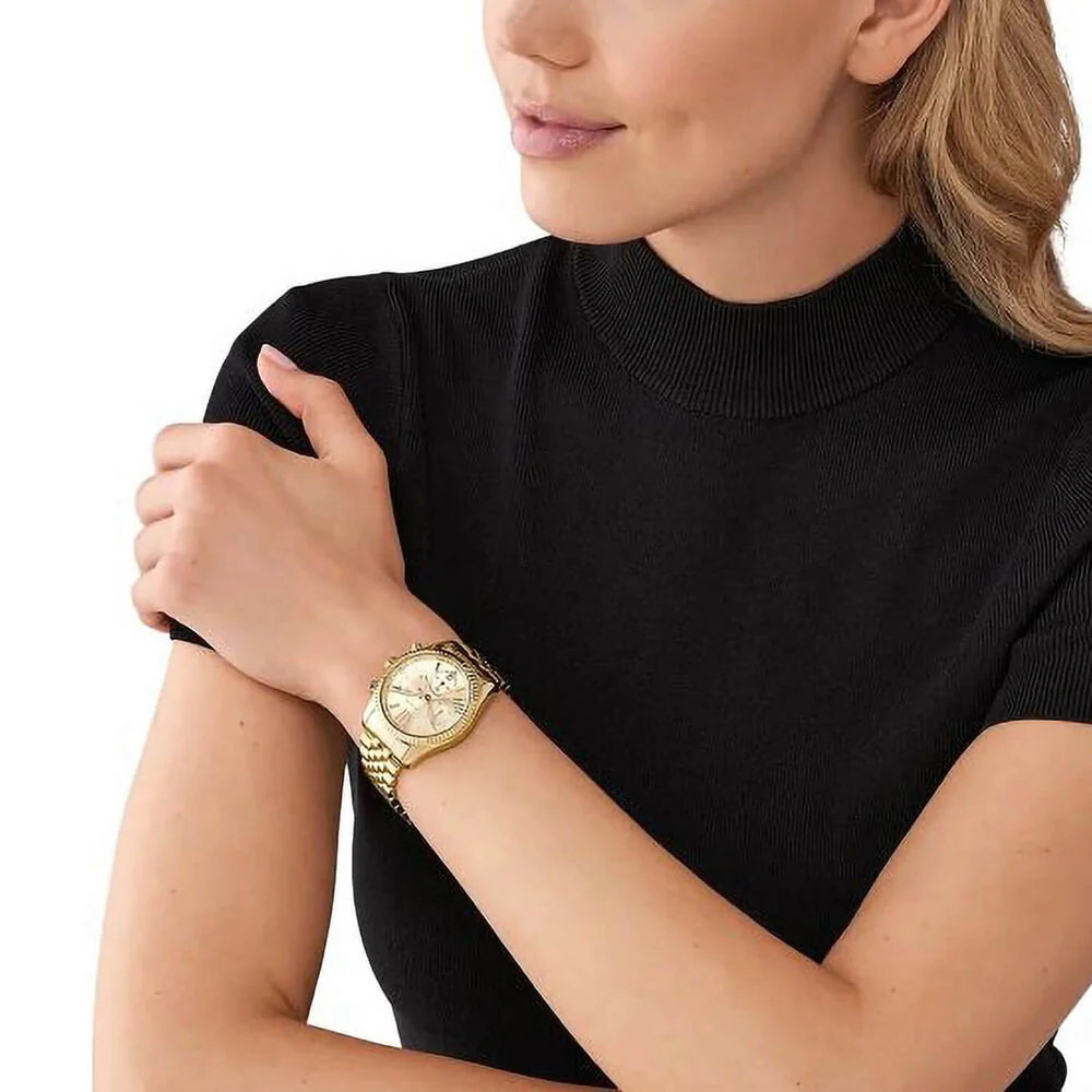 Michael Kors Lexington Chronograph Ladies Watch - Image 4
