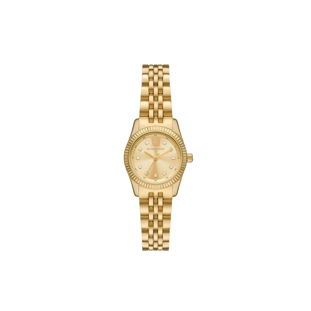Michael Kors Petite Lexington Dames Horloge Gold Dial Watch