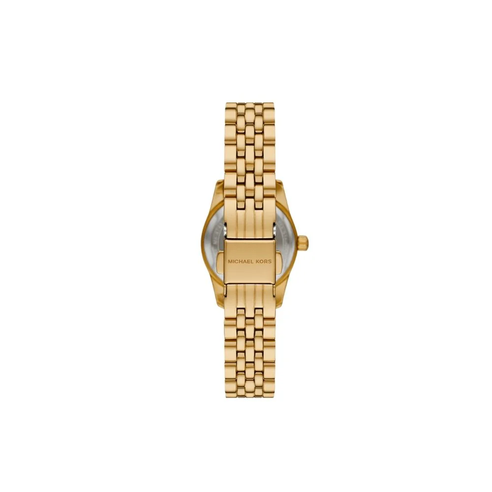 Michael Kors Petite Lexington Dames Horloge Gold Dial Watch - Image 2
