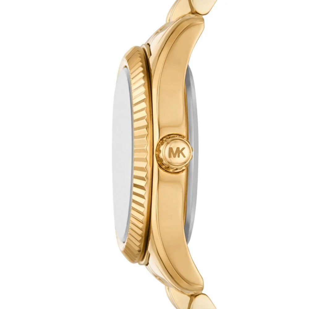 Michael Kors Petite Lexington Dames Horloge Gold Dial Watch - Image 4