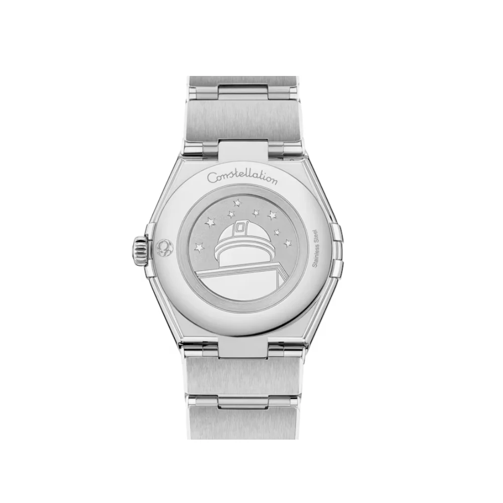 Omega Constellation 28mm Purple Dial Diamond Watch - Image 2