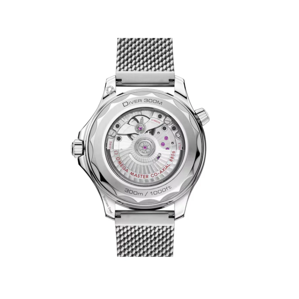 Omega Seamaster 300 Stainless Steel Black Dial Watch - Image 2