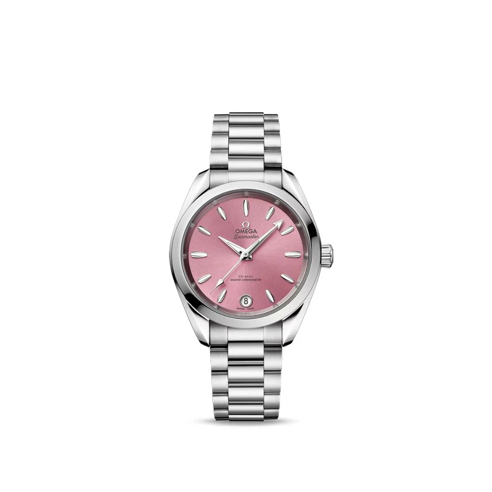OMEGA Seamaster Aqua Terra Shades Pink Dial 34mm Watch