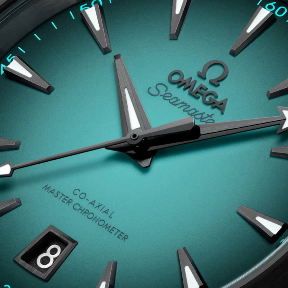 Omega Seamaster Aqua Terra Turquoise Dial Rubber Strap - Image 3