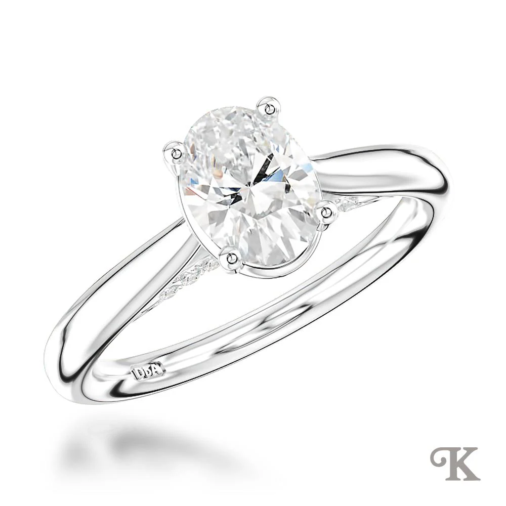 Oxford Oval Solitaire