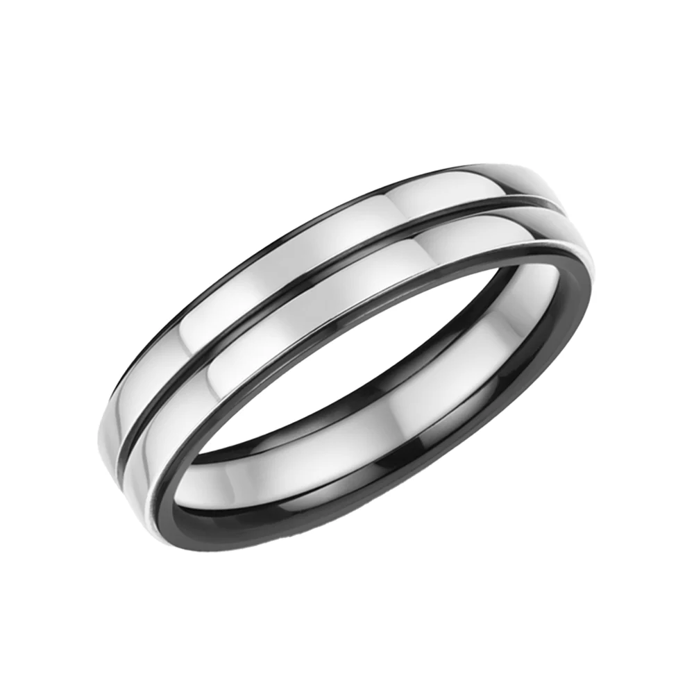 Platinum with Zirconium Line 5.5mm Band