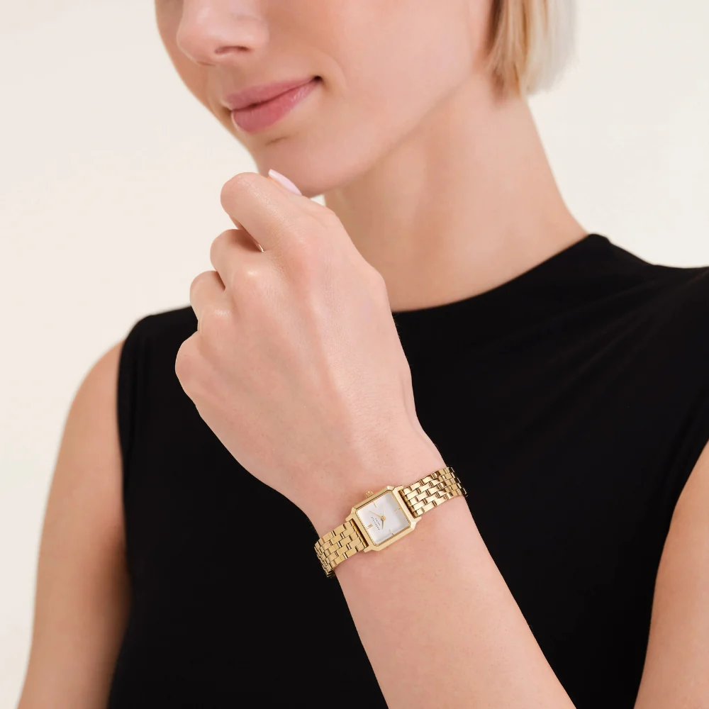 Rosefield Boxelle Gold Watch - Image 4