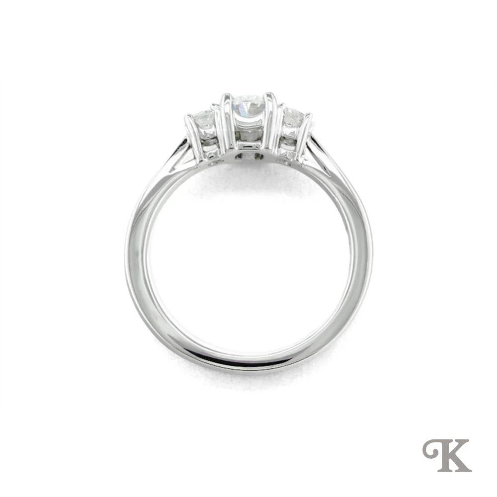Royal Oval Three Stone - Image 3