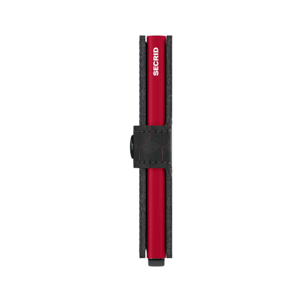 Secrid Miniwallet Optical Black and Red - Image 3