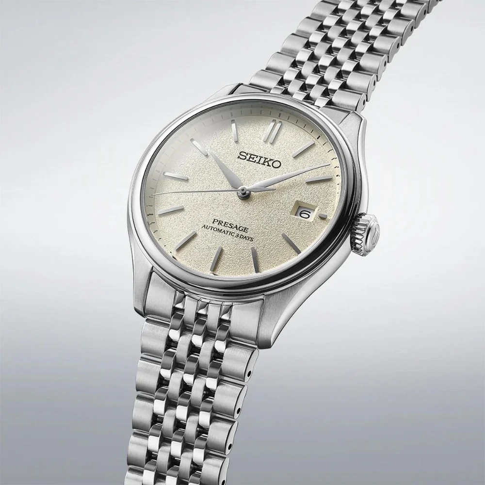 SEIKO PRESAGE Classic Series Shiro-iro White Dial Watch - Image 3