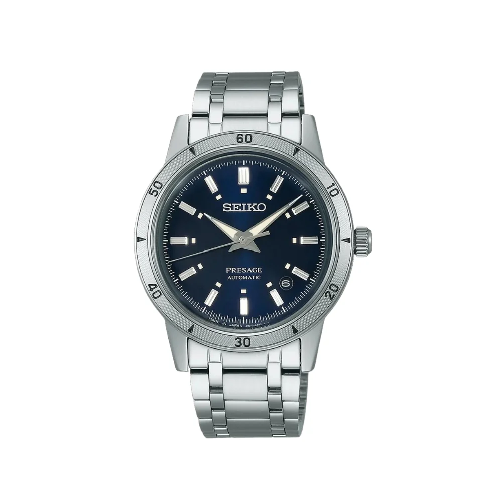 SEIKO PRESAGE Style 60's Navy Dial Bracelet Watch