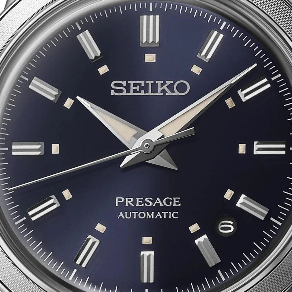 SEIKO PRESAGE Style 60's Navy Dial Bracelet Watch - Image 4