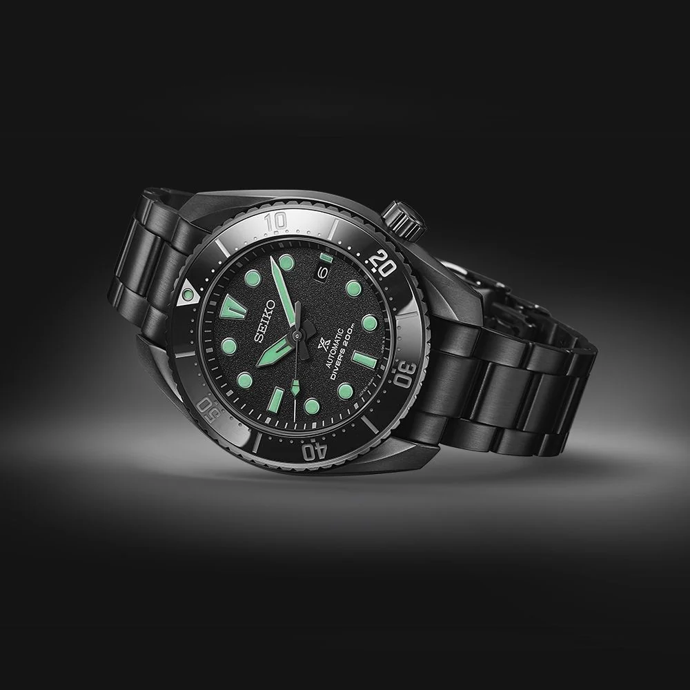 Seiko Prospex Speedtimer Black Series 41mm Watch - Image 3