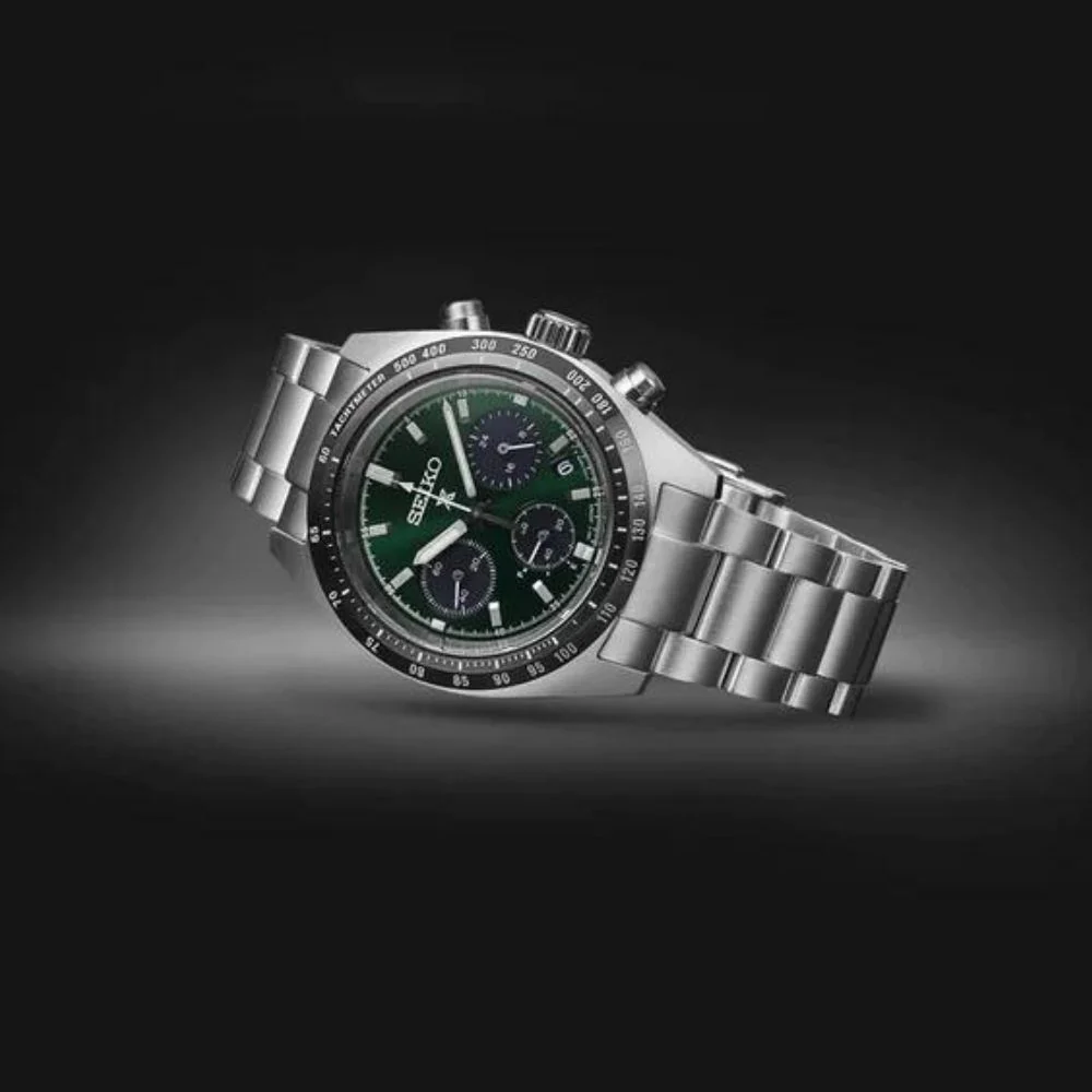 Seiko Prospex Speedtimer Green Dial Watch - Image 4