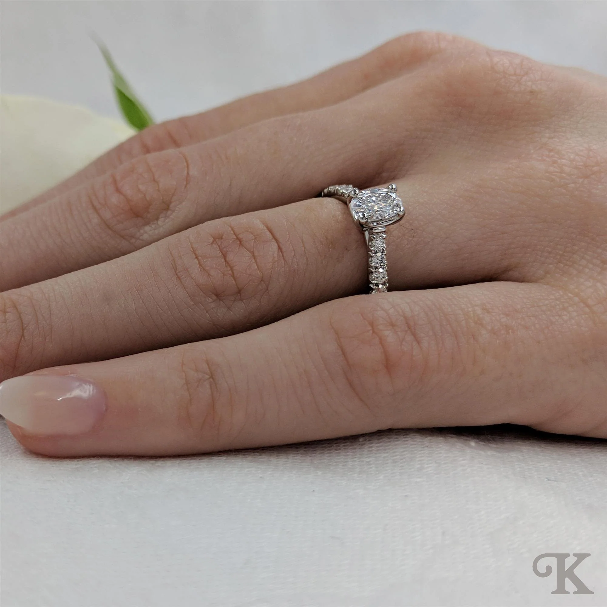 Skye Classic Oval Solitaire - Image 2
