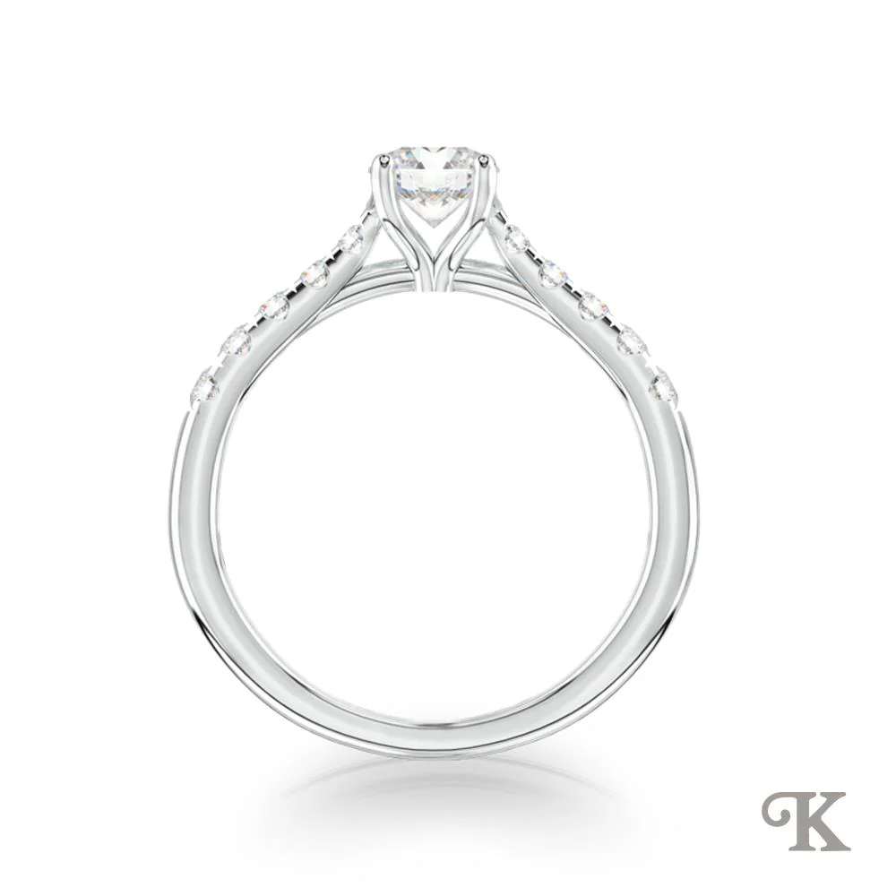 Skye Classic Round Solitaire - Image 3