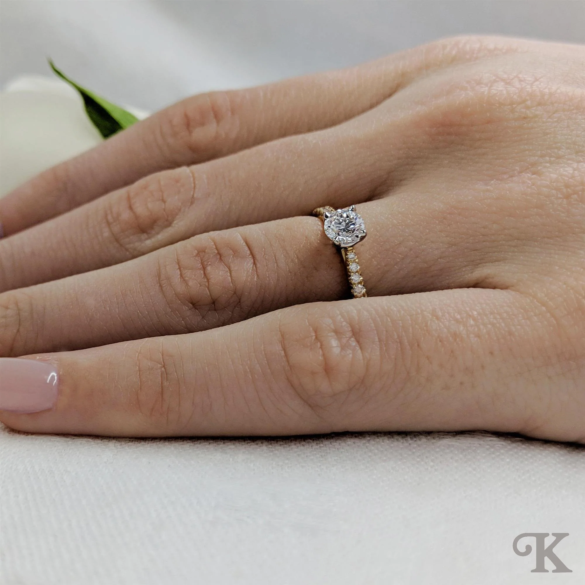 Skye Classic Round Solitaire - Image 2