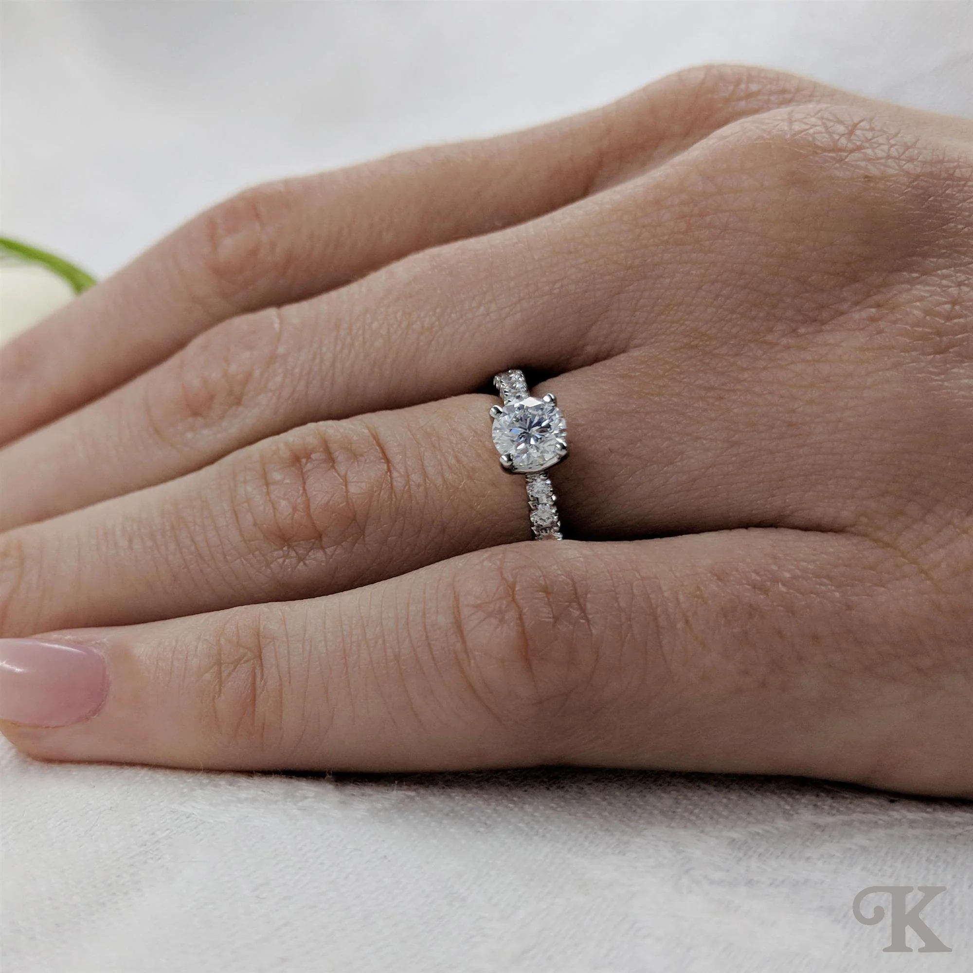Skye Classic Round Solitaire - Image 2