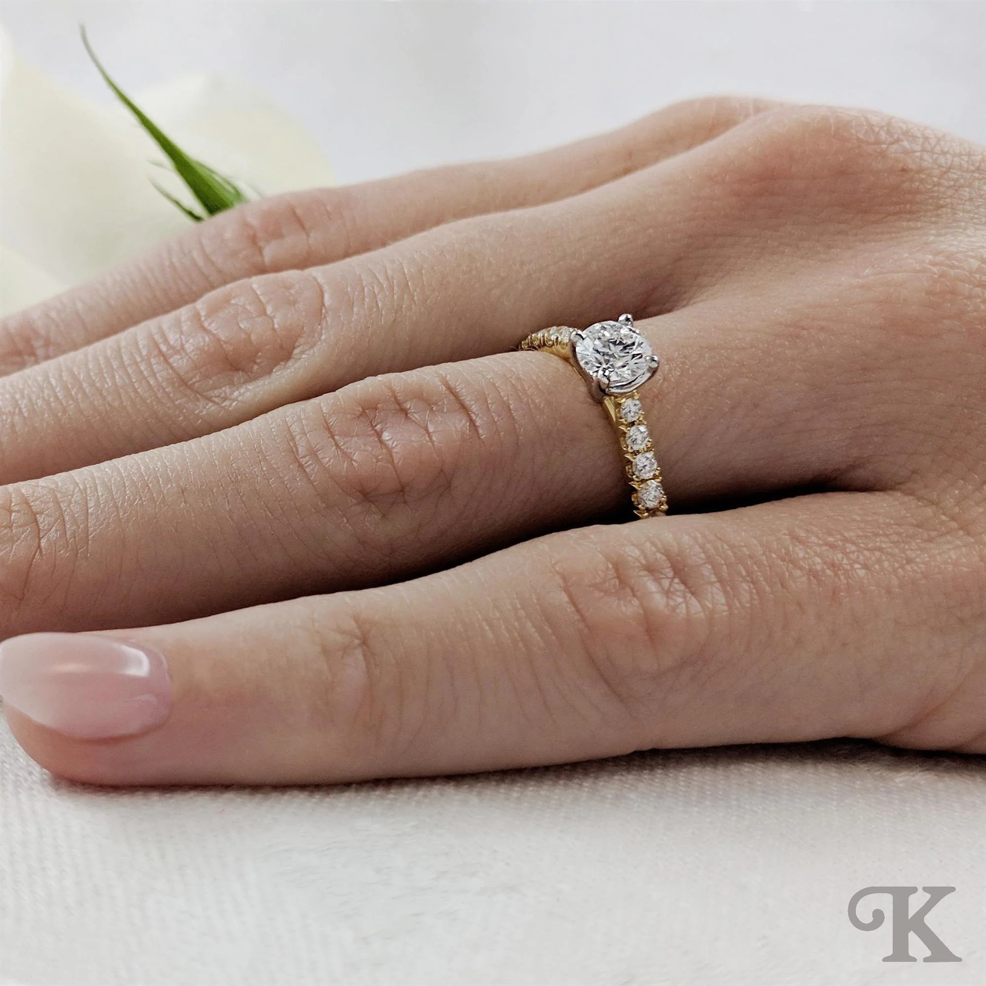 Skye Classic Round Solitaire - Image 2