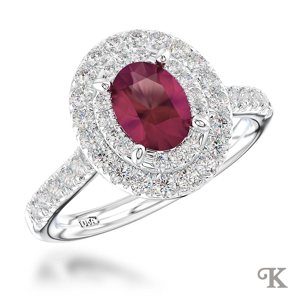 Skye Duo Oval Halo