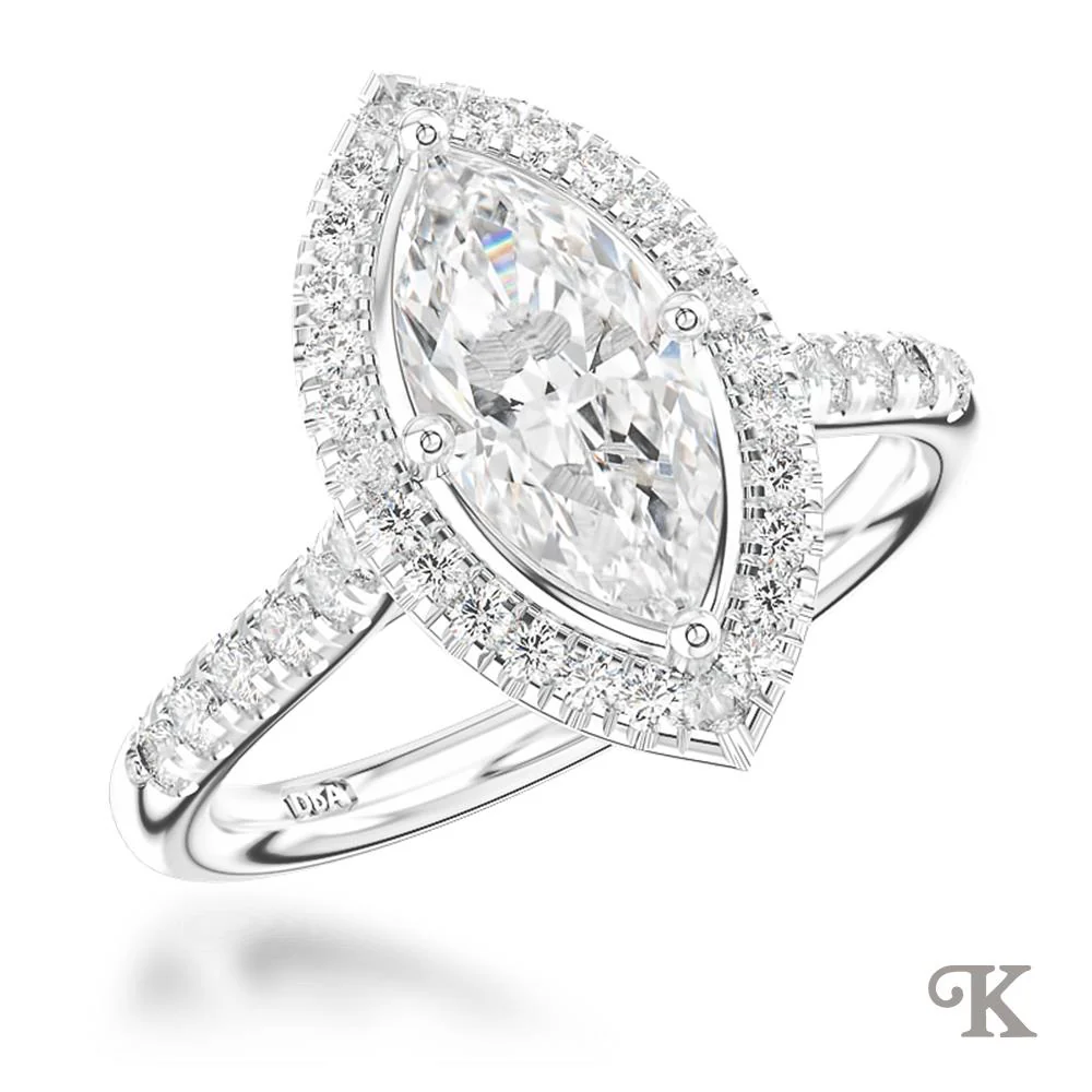Skye Marquise Halo
