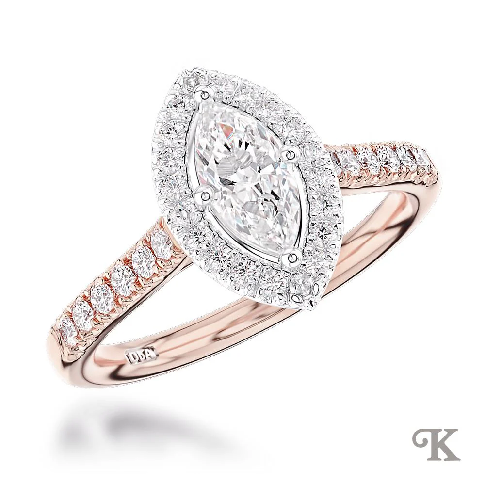 Skye Marquise Halo