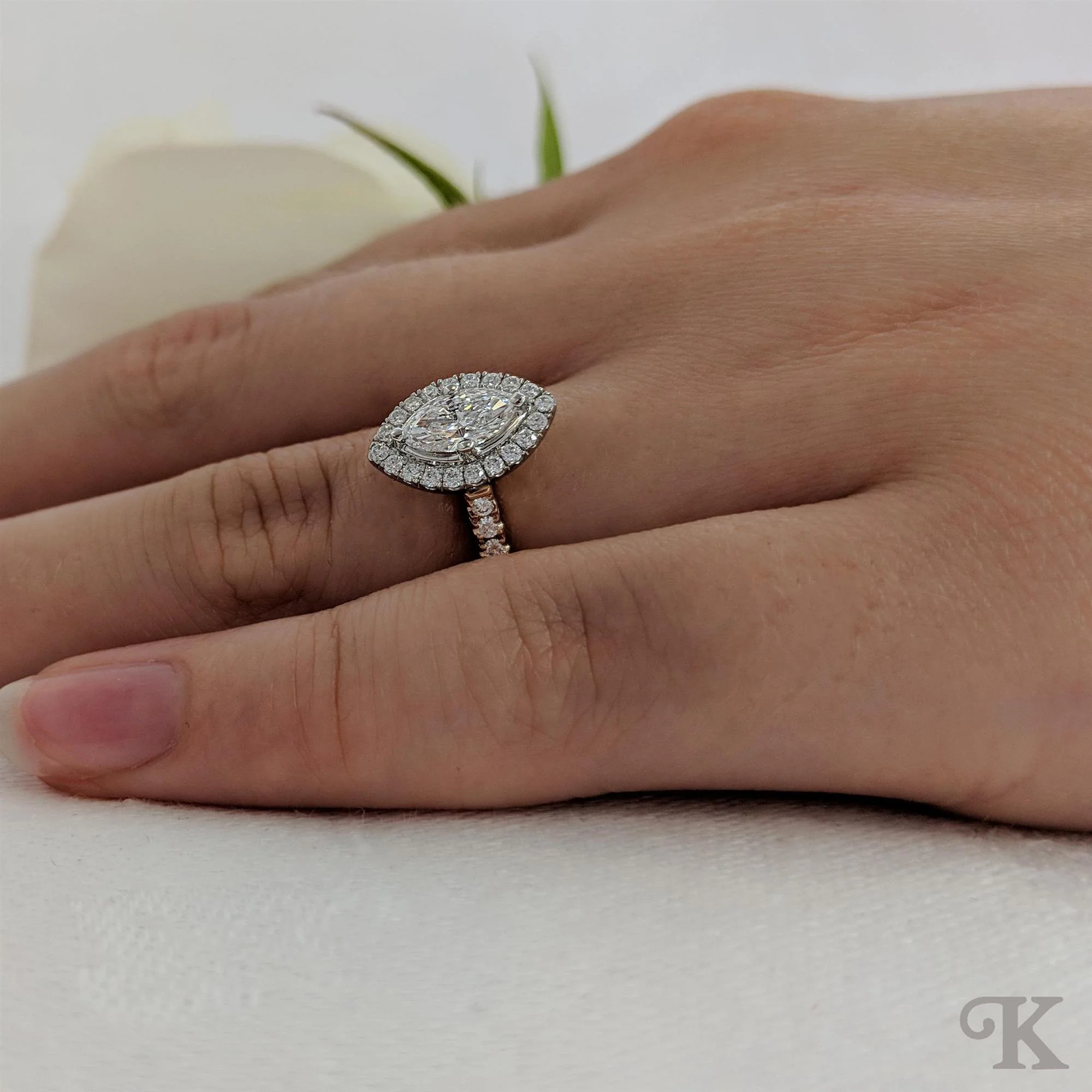 Skye Marquise Halo - Image 4