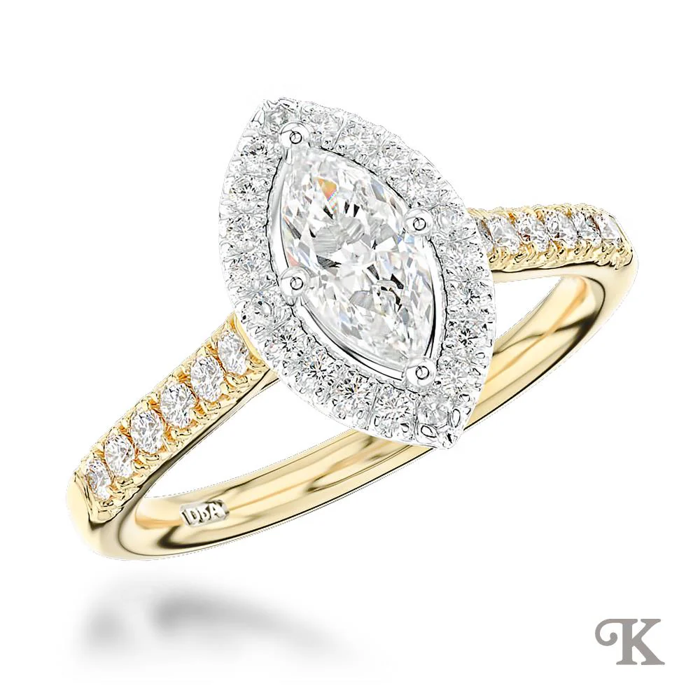 Skye Marquise Halo