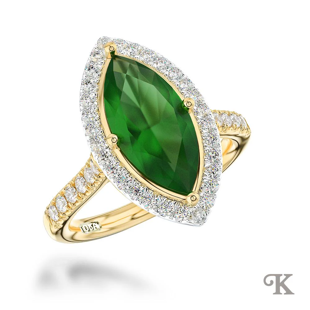 Skye Marquise Halo