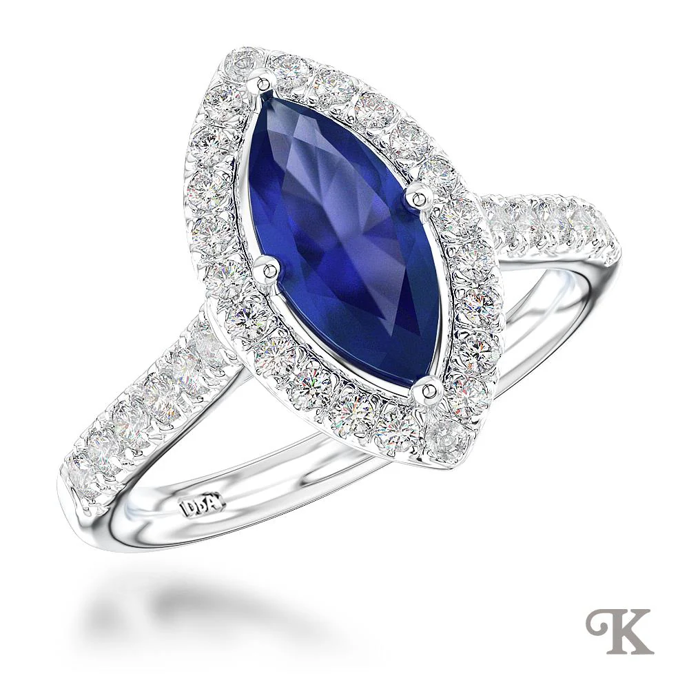 Skye Marquise Halo