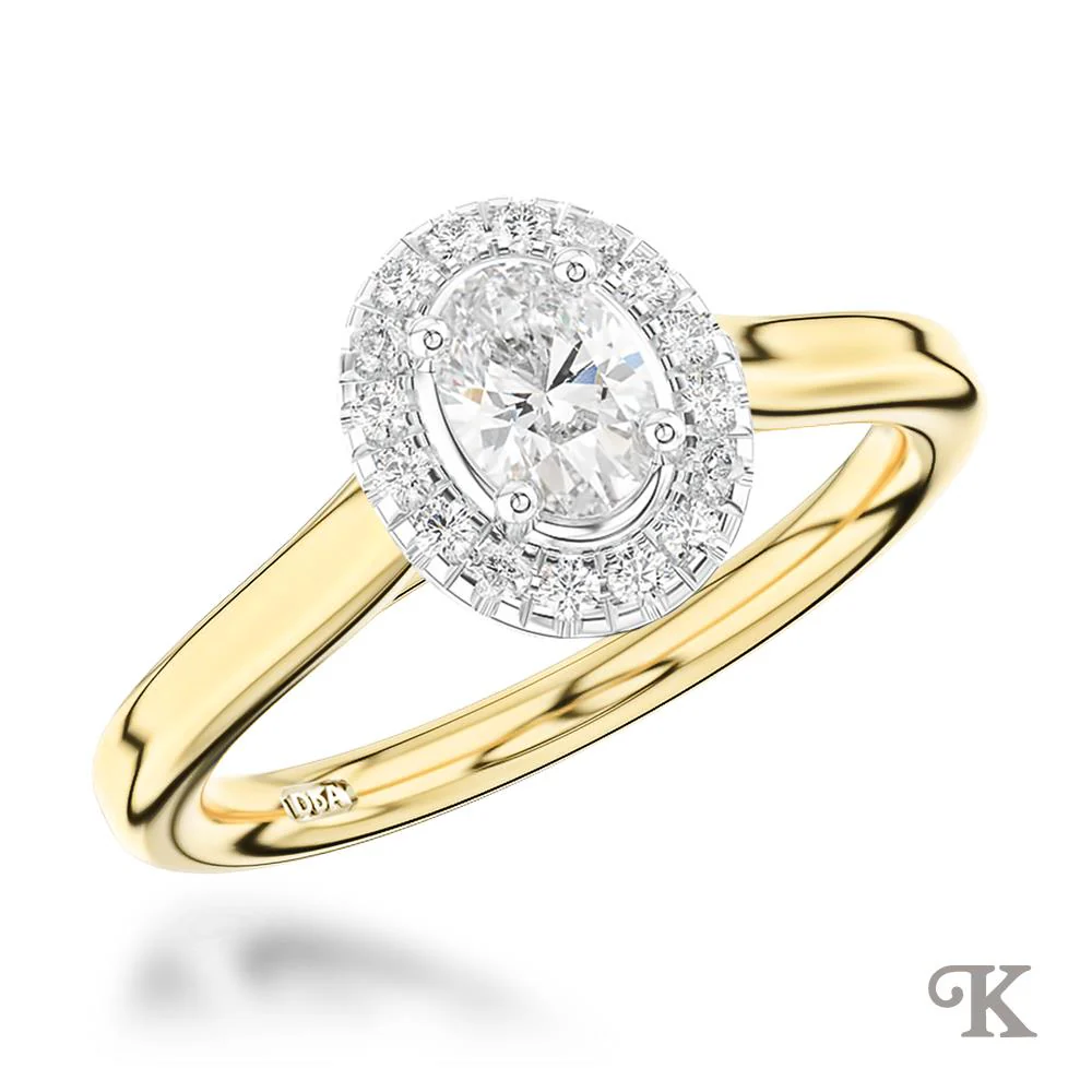 Skye Pure Oval Halo