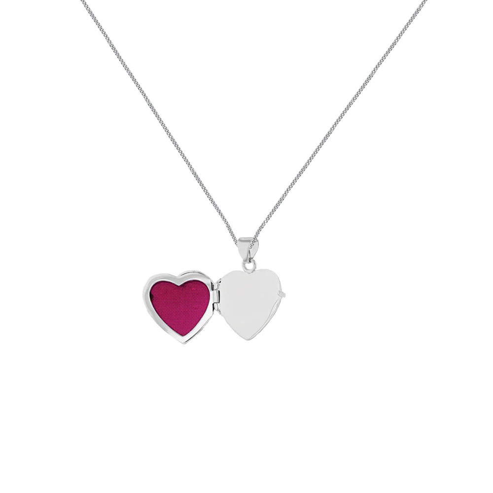 Sterling Silver Cremation Locket with Photo - Image 2