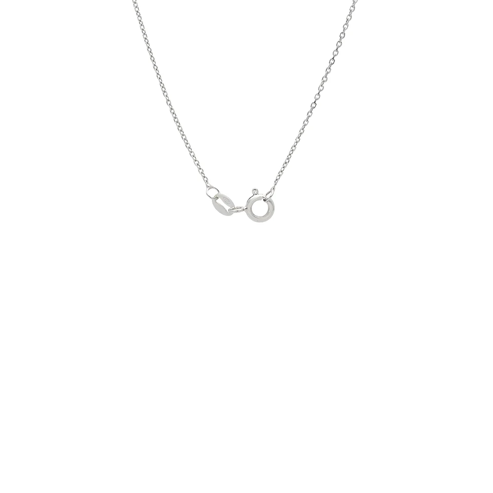 Sterling Silver Heart Disc Pendant - Image 2