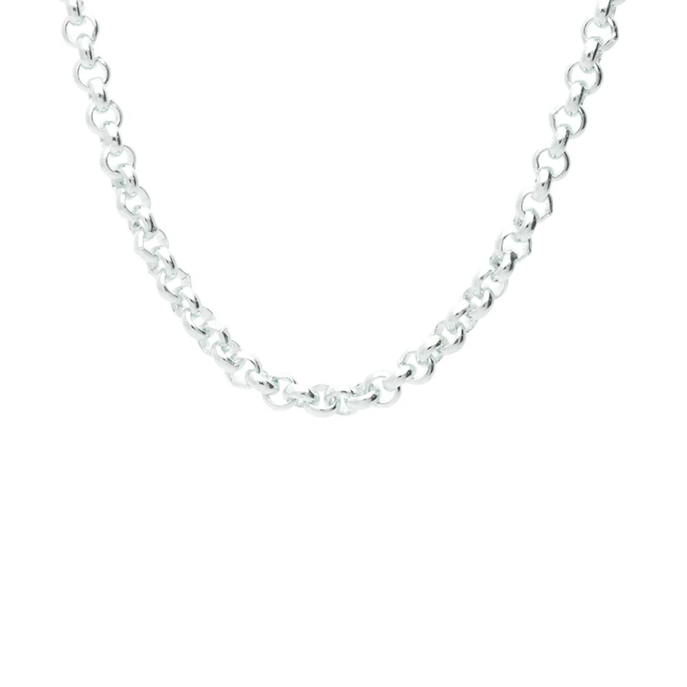 Sterling Silver Round Belcher Link Chain